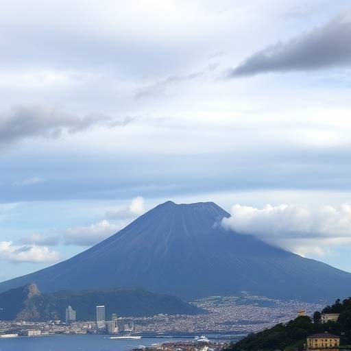 Il Vesuvio visto da Napoli